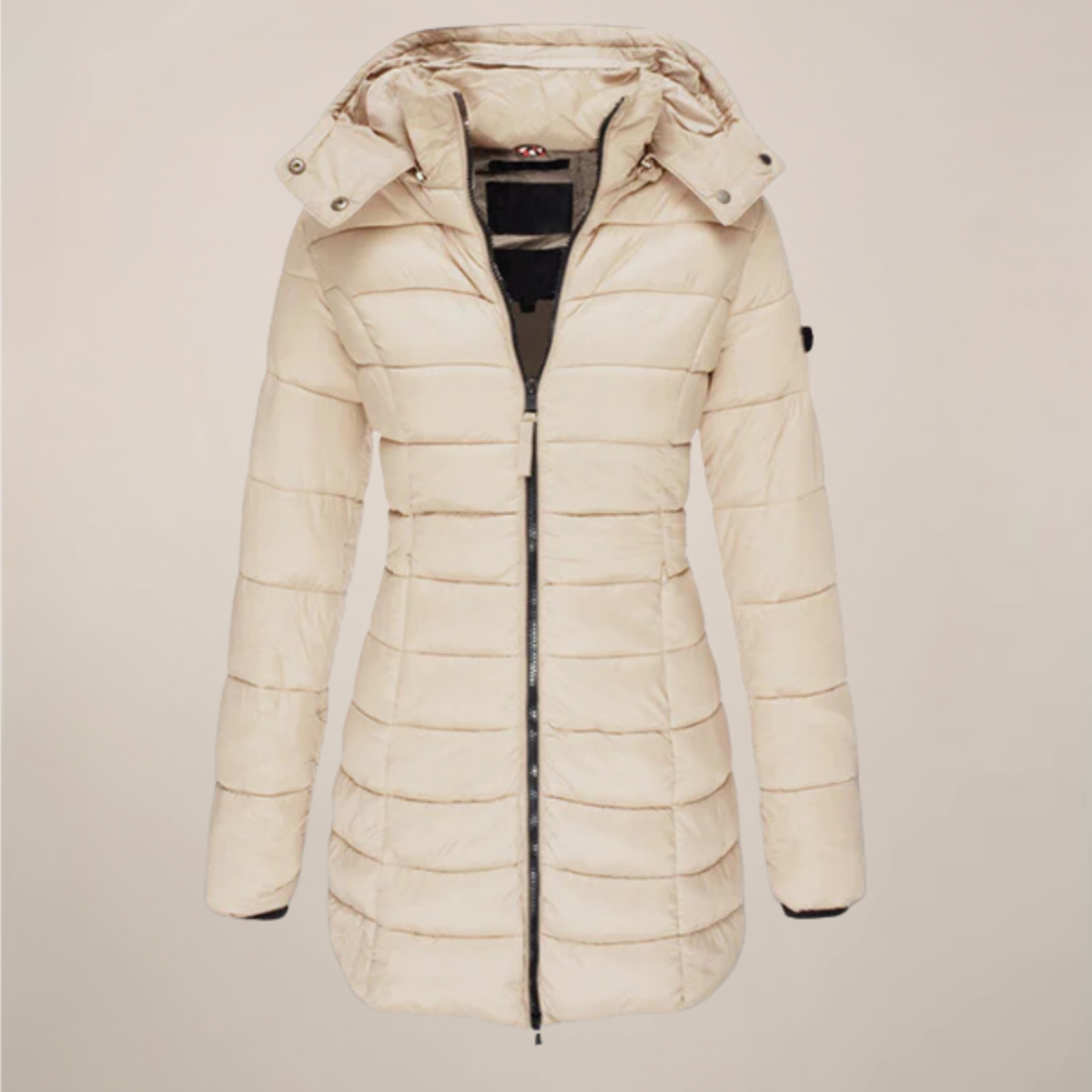 Warm Waterproof Women's Puffer Coat for Winter