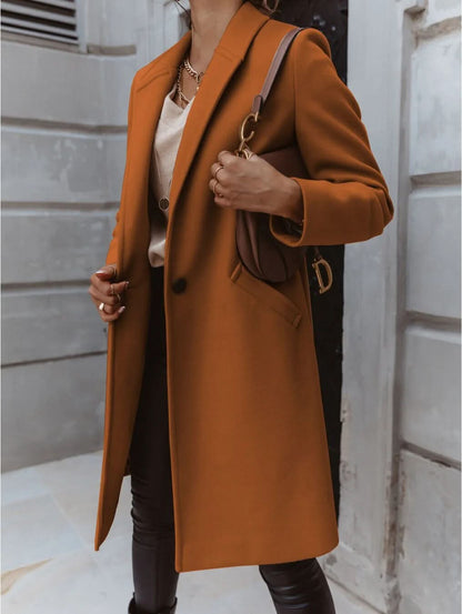 Elegant Ladies' Winter Trench Coat