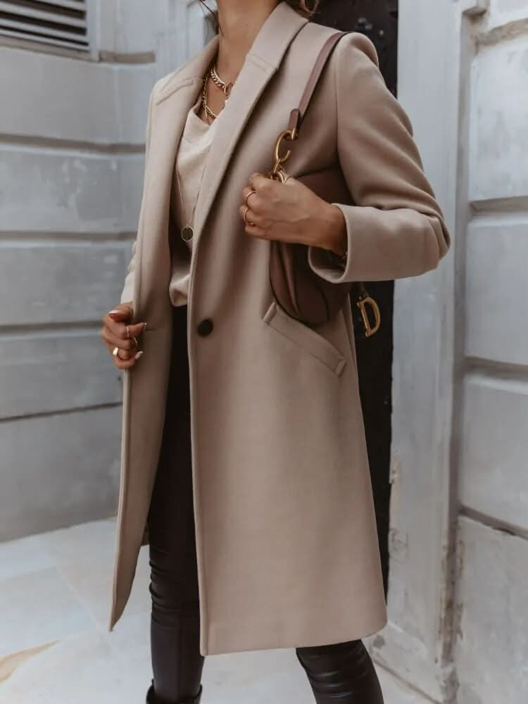 Elegant Ladies' Winter Trench Coat