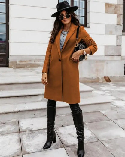 Elegant Ladies' Winter Trench Coat