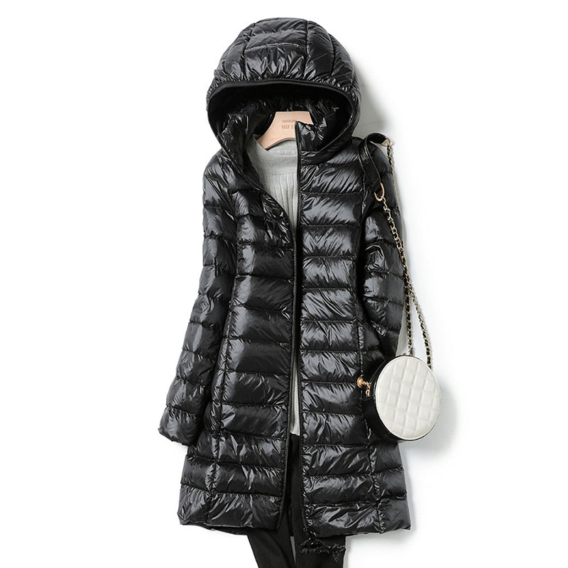 Warm Women's Quilted Puffer Parka Jacket