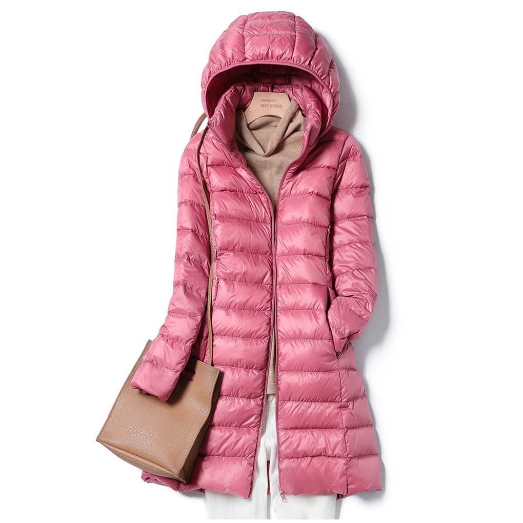 Warm Women's Quilted Puffer Parka Jacket