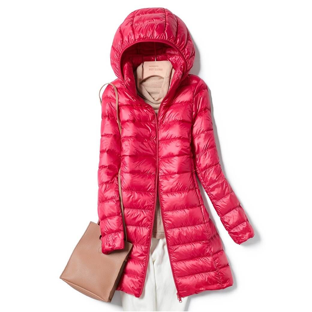 Warm Women's Quilted Puffer Parka Jacket