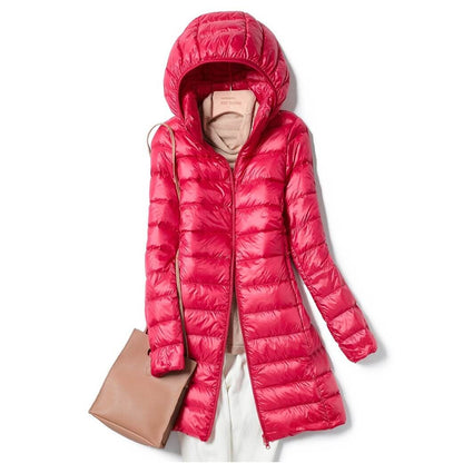 Warm Women's Quilted Puffer Parka Jacket