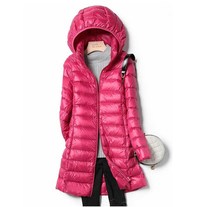 Warm Women's Quilted Puffer Parka Jacket