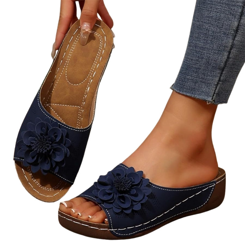 Chic Heel Summer Women's Wedge Sandals