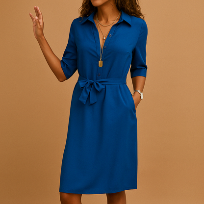 Ladies' Casual Button Front Dress