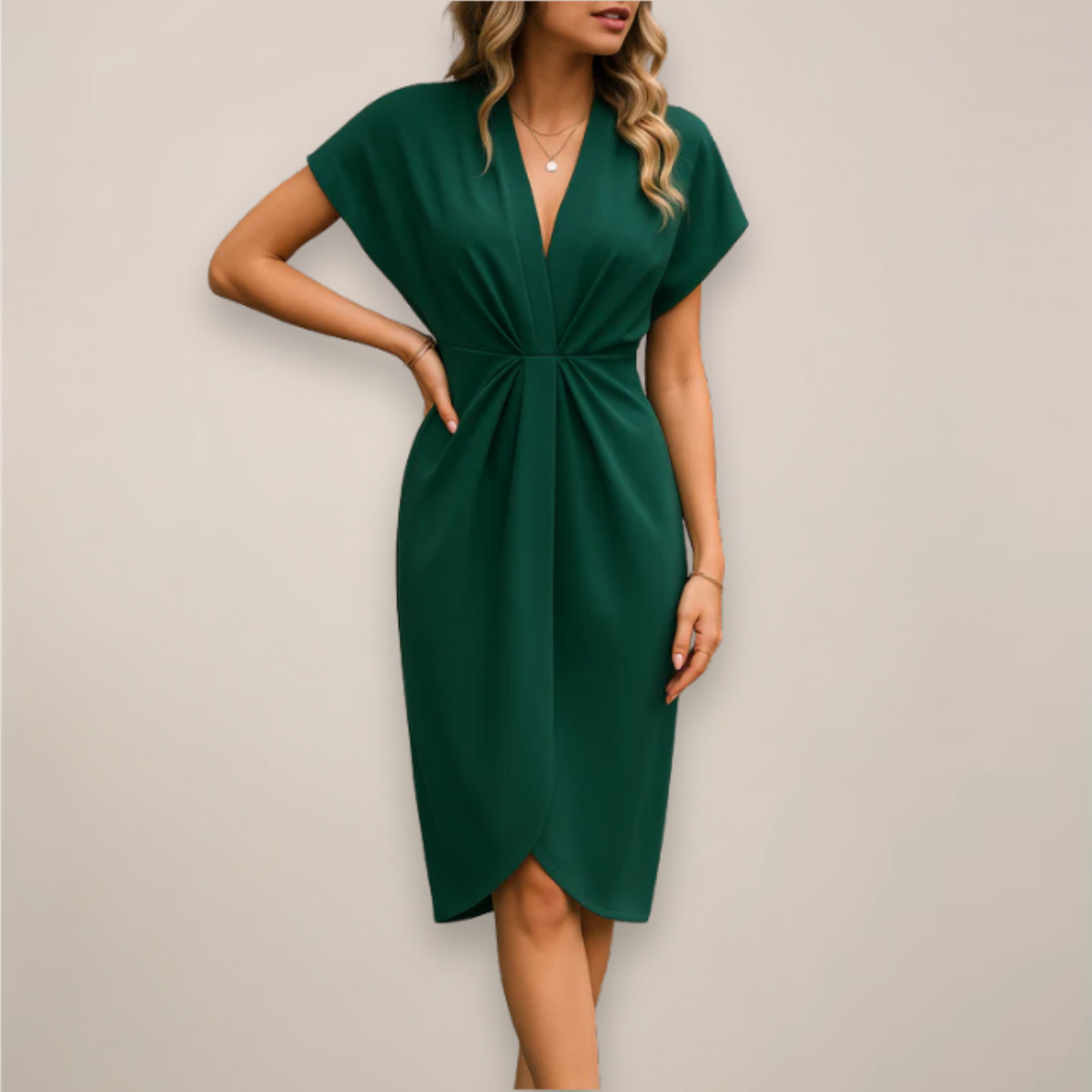 Elegant Casual Wrap Dress for Women
