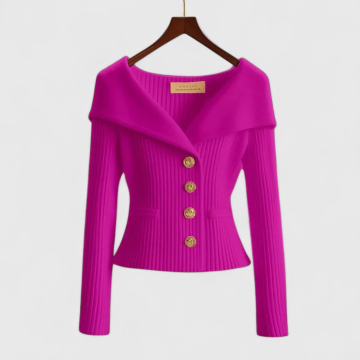 Feminine Cold Shoulder Knit Sweater for Women