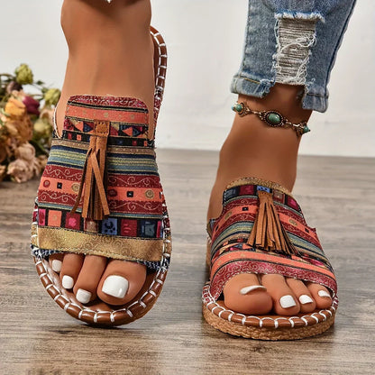 Comfortable Summer Toe Loop Sandals for Women - Nocini