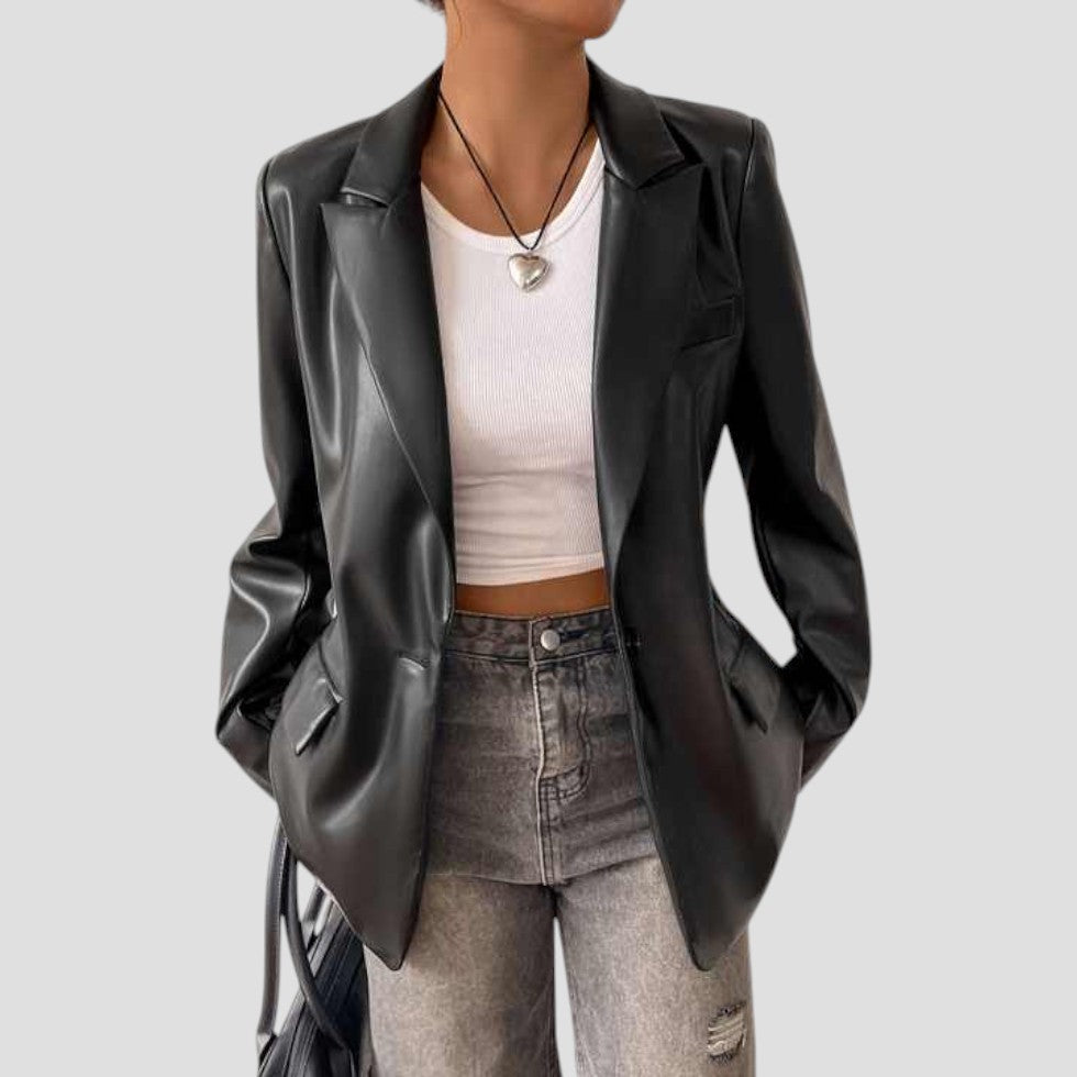 Classic Ladies' Formal Black Coat Jacket