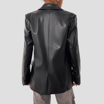 Classic Ladies' Formal Black Coat Jacket