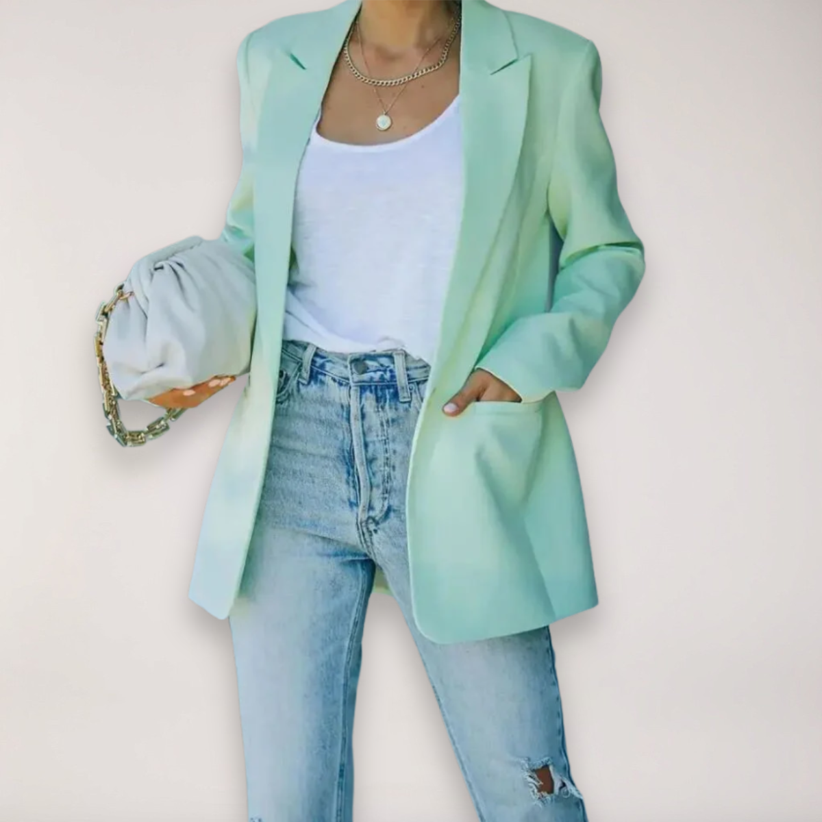 Elegant Ladies Oversized Jacket