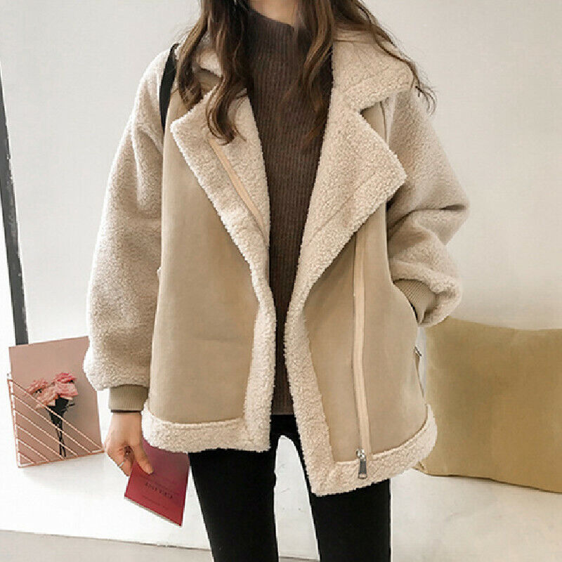 Luxury Suede Zip Up Women's Jacket - Nocini