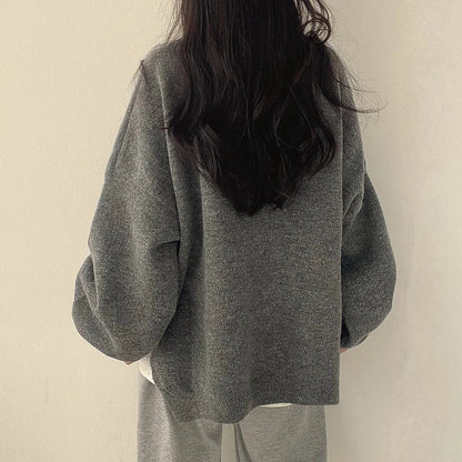 Soft Women's Large Knit Pullover Sweater