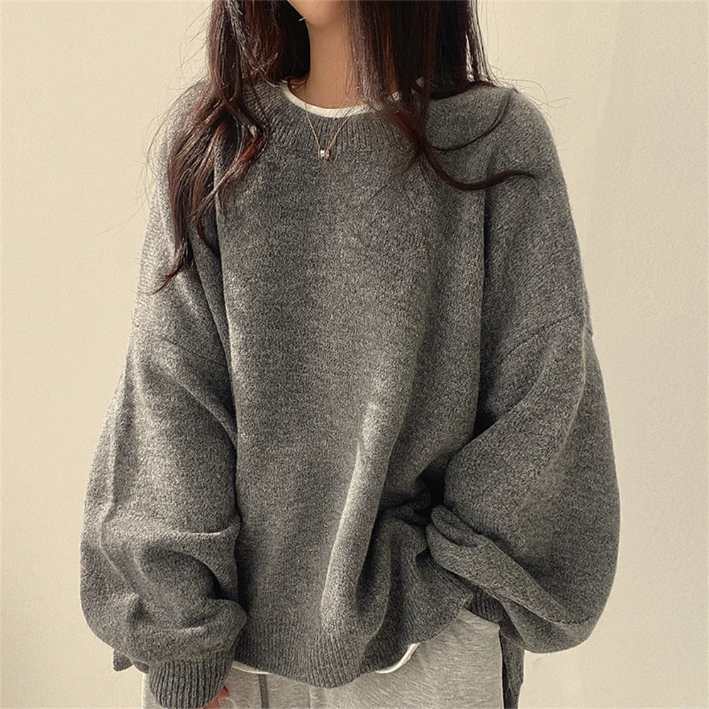 Soft Women's Large Knit Pullover Sweater - Nocini