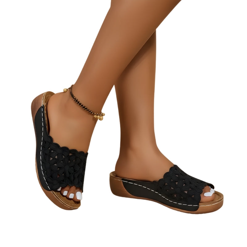 Pretty Buckle High Heel Summer Sandals
