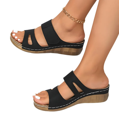 Elegant High Heel Platform Wedge Sandals for Women - Nocini