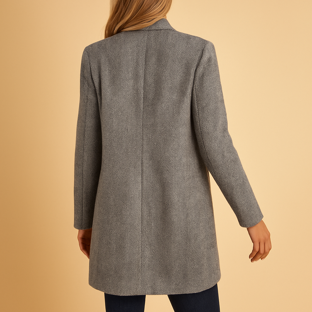 Fashionable Ladies' Patterned Blazer Jacket