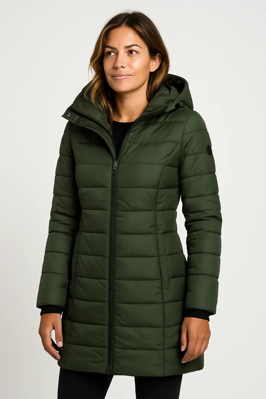 Warm Women's Padded Hooded Winter Jacket