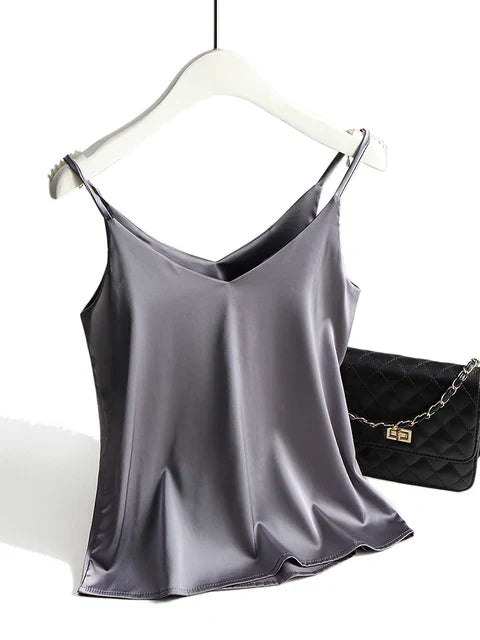 Sexy Silk Blouse for Women Nightwear