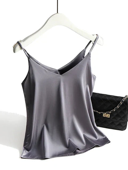 Sexy Silk Blouse for Women Nightwear