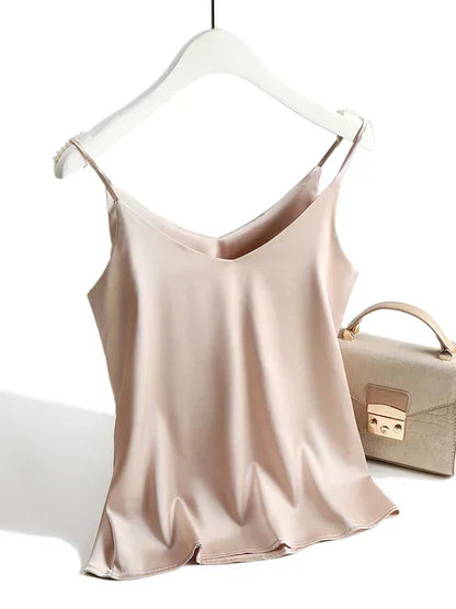 Sexy Silk Blouse for Women Nightwear