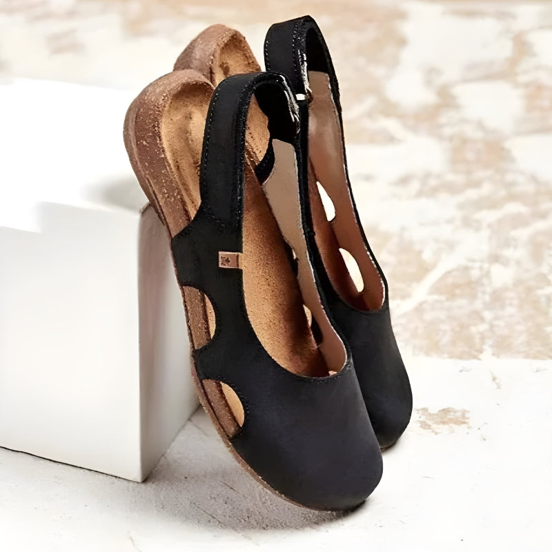 Comfortable Low Heel Slip On Shoes for Women - Nocini