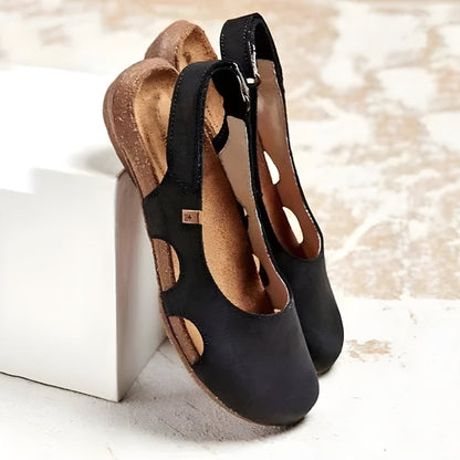 Comfortable Low Heel Slip On Shoes for Women - Nocini