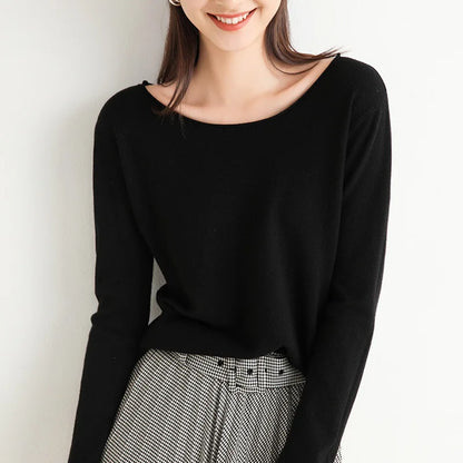 Classic Ladies Cozy Crew Neck Sweater