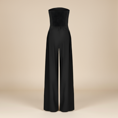 Elegant Off Shoulder Flowy Jumpsuit for Women