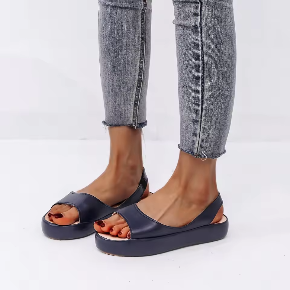 Comfortable Womens Flip Flop Sandals with Adjustable Buckle