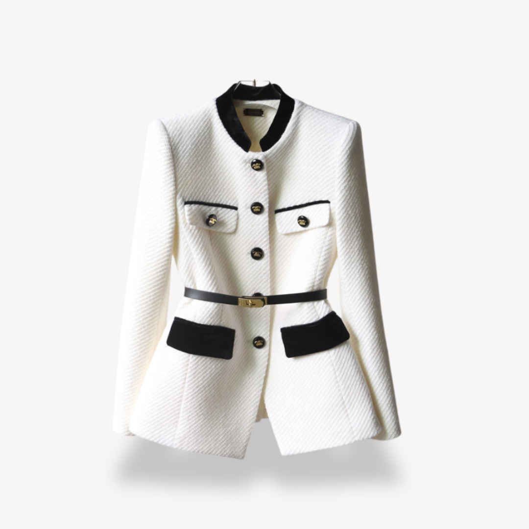 Luxurious Ladies' Jacket with Metallic Details