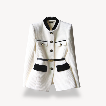 Luxurious Ladies' Jacket with Metallic Details