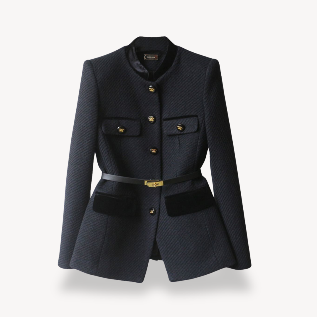 Luxurious Ladies' Jacket with Metallic Details