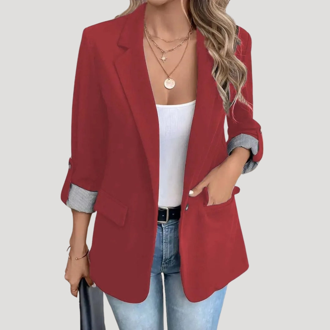 Timeless Ladies Jacket with Cuffed Sleeves