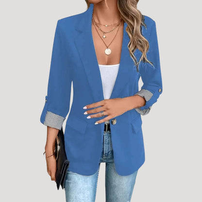 Timeless Ladies Jacket with Cuffed Sleeves