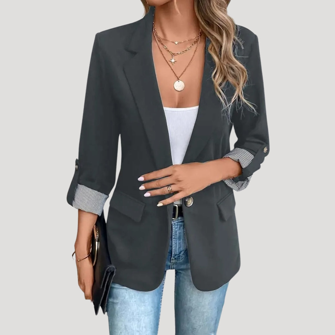 Timeless Ladies Jacket with Cuffed Sleeves