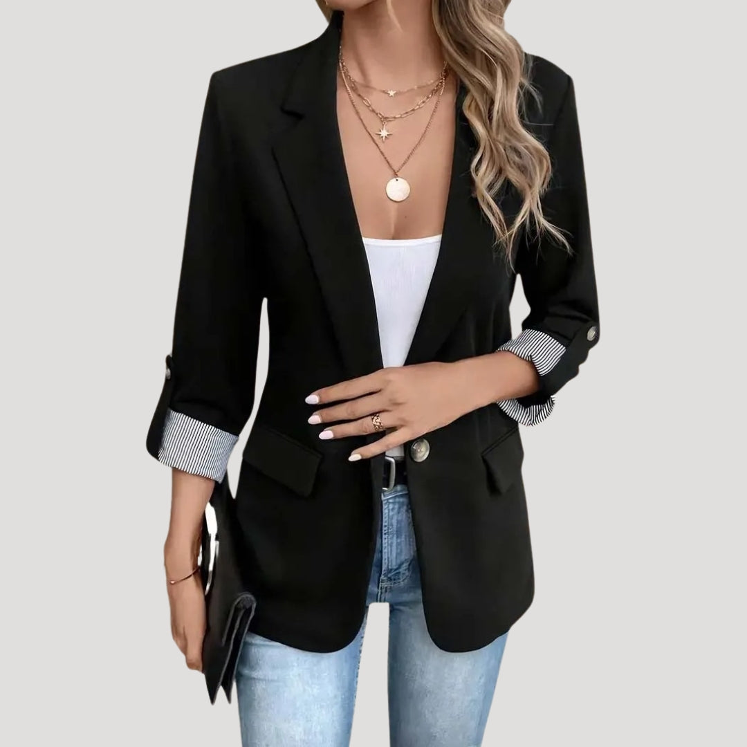Timeless Ladies Jacket with Cuffed Sleeves