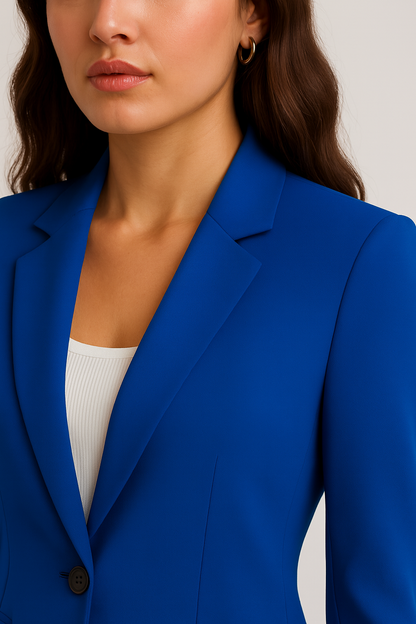 Classic Navy Business Jacket for Women