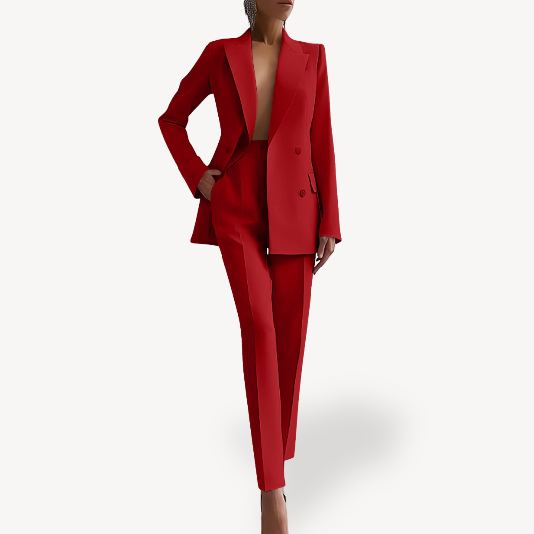Classy Women's Two-Piece Business Suit Set