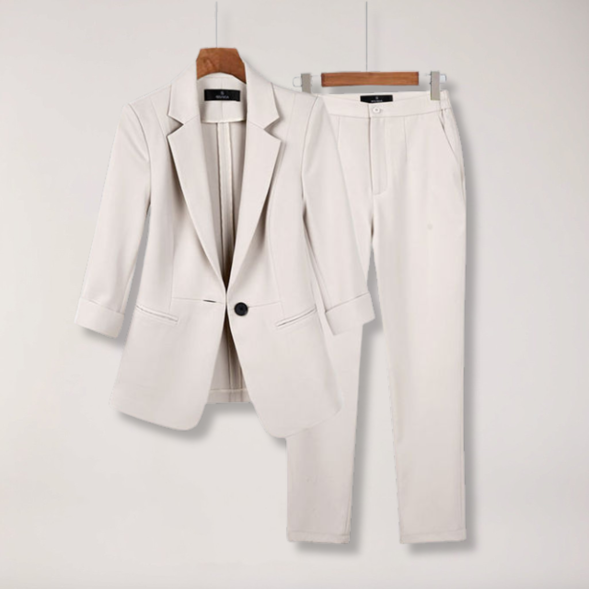 Elegant Ladies Business Suit Jacket and Pants Set