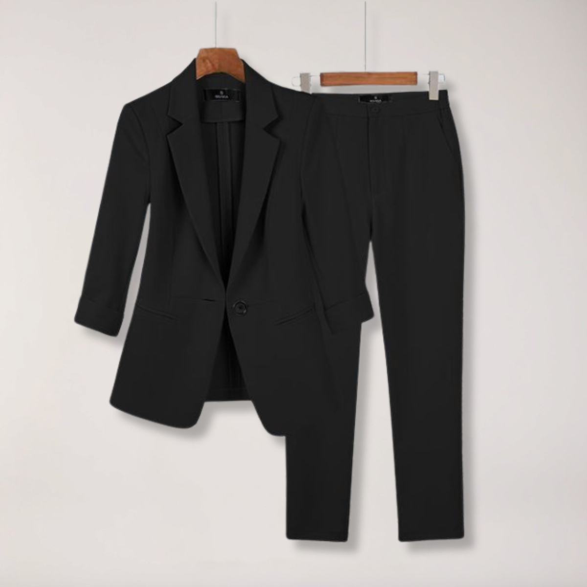 Elegant Ladies Business Suit Jacket and Pants Set