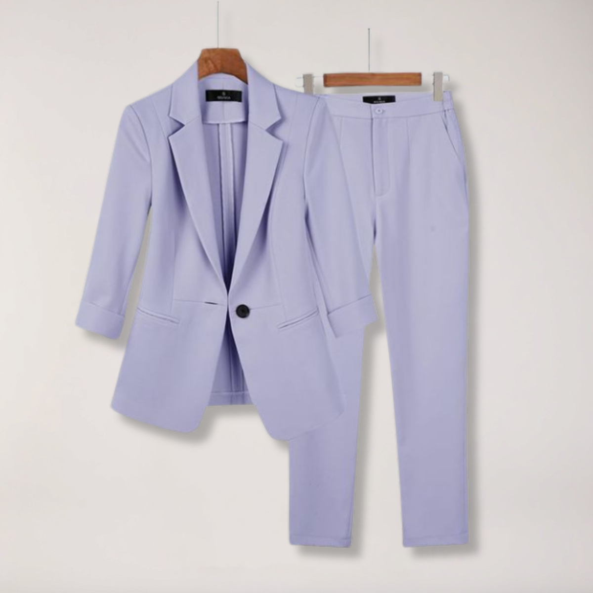 Elegant Ladies Business Suit Jacket and Pants Set