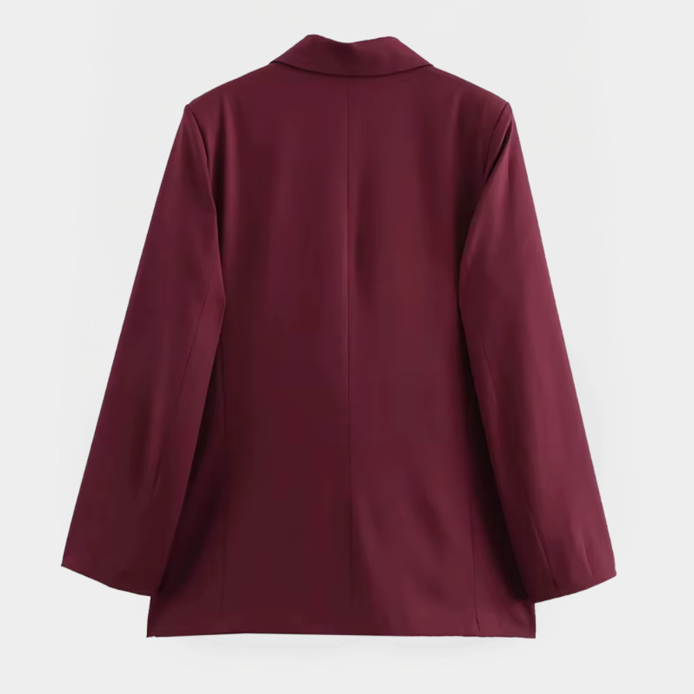 Stylish Red Jacket for Office Wear