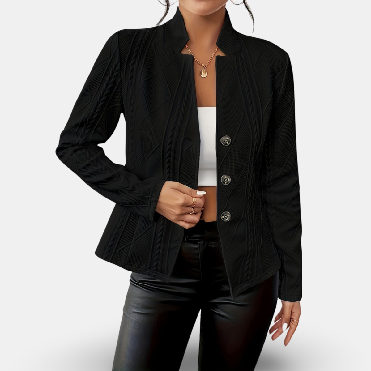 Stylish Patterned Jacket for Women