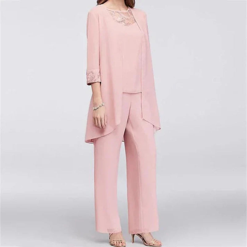 Elegant Ladies Formal Pantsuit Set - Nocini
