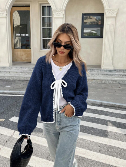 Comfy Short Knit Cardigan for Daily Wear