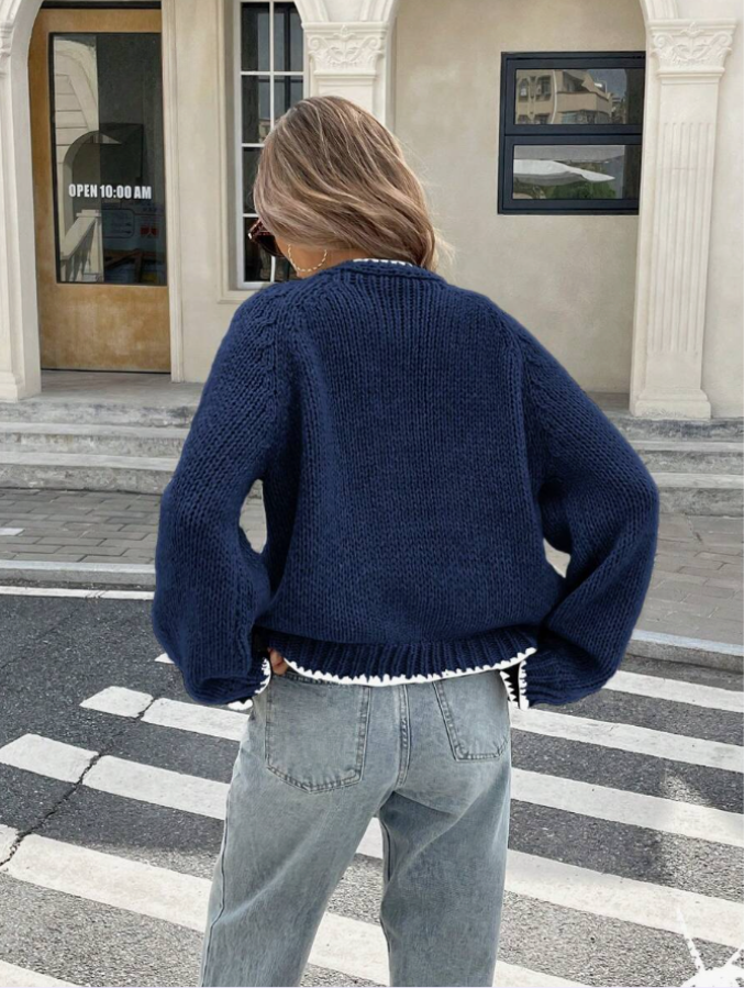 Comfy Short Knit Cardigan for Daily Wear