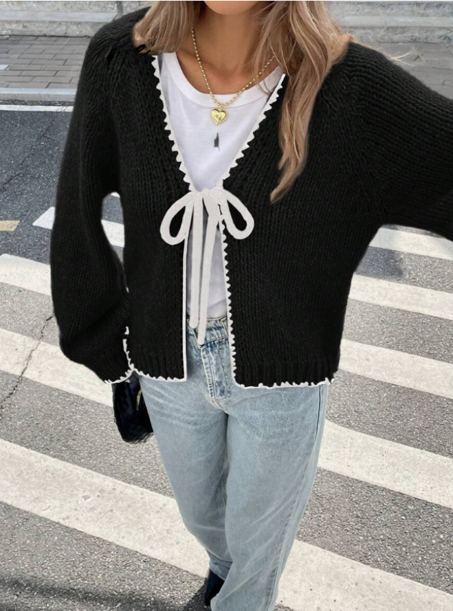 Comfy Short Knit Cardigan for Daily Wear